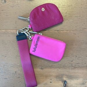 Lululemon Pouches on a wristlet